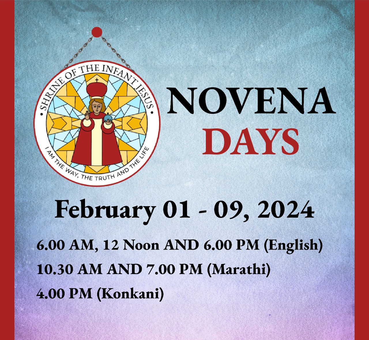 Novenas To Prepare For The Feast Of The Infant Jesus Begins Tomorrow