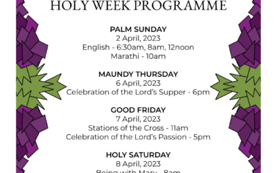 Holy Week Programme