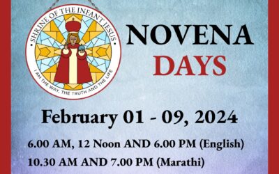 Novenas to prepare for the feast of the Infant Jesus begins tomorrow, February 1, 2024